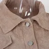 Kurtki dla kobiet w rękawie przycięta bombowca kurtka bombowa płaszczowa moda Spring Spring Vintage Autumn Winter Coat 18047 231227