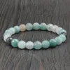 Natürliche Stein Edelstein Perlen Armband Chakra Reiki Meditation Heilung Armbänder Armreifen für Frauen Männer Charme Freundschaft Schmuck Gifts218u