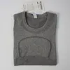 T-shirt da yoga da donna T-shirt da donna Alta elasticità traspirante Manica corta Top da corsa Asciugatura rapida Senza cuciture Manica corta Sport-Ciclismo Abbigliamento da palestra 088