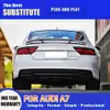 Для Audi A7 RS7 светодиодный задний фонарь 11-18 автомобильные аксессуары автозапчасти задний фонарь тормозной фонарь заднего хода ходовые огни задний фонарь в сборе