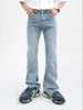 メンズジーンズ秋の韓国人男性のクラシックプレーンスタイルのブーツカットメンデニムパンツ