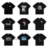 Projektant Fashion Clothing Tees Tshirt Rhude American High Street Brand Summer Casual Cartoon Lopard Animal Wzór drukowane koszulki z krótkim rękawem na m 4ej