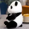 Stuffed Plush Animals 23cm Cute Lying Panda Doll National Treasure High Quality Zoo Plush ToyL231228