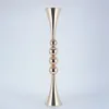 Gold Vases Metal Wedding Centerpieces Event Flower Road Lead Home Hotel Decoration 10 PCS/ Lot