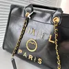 Luxury 23 nuevos Totas de diseñador Mujeres bolsos de hombro clásicos Calidad Gran capacidad Bolsa de cuero genuino Paris Fashion Fashion Fashion Bold Bags 37x30cm