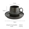 Mugs Kiln Transformer Coffee Cup & Saucer Set 250ml Vintage Latte Art Tiki Home Breakfast Office Tea Style