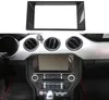 ABS Carbon Fiber Navigation Ring Dekoration Trim Für Ford Mustang 15 Hohe Qualität Auto Innen Zubehör4342194