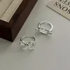 Cluster Rings 925 Silver Plated Bowknot Heart Adjustable Size Ring For Women Girls Punk Hiphop Jewlery Gifts Accessories JZ865