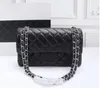 10A kwaliteit zwarte schouder Designer Tassen Dames handtassen luxe crossbody Ontwerpers Tas lamsleer klassieke flap zwarte ketting clutch kaviaar portemonnee portemonnee