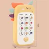 Baby Phone with Teether Music Sound Telephone Early Educational Toys Infant Simulation Mobile Sleeping Toy Birthday Gifts 231228