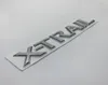Odznaka z tyłu samochodu 3D Chrome X Letters Trail Letters Srebrna naklejka do Nissan Xtrail Auto Styling6901303