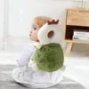 Baby Head Protector Pad Toddler Head Protection Pillow Adjustable Anti-Collision Breathable Baby Cushion Backpack Turtle Shaped 231227