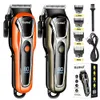 Kemei Hair Clipper Electric Trimmer For Men Shaver Professional Mens Cutting Machine Wireless Barber Trimmer 231225