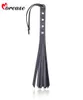 Gioco bdsm per adulti Fetish bondage sessuale Coda in pelle Sculacciata Paddle Frusta Flogger Giocattoli sessuali per coppie Donne Politica sexy Knout schiavo Y19131958