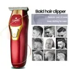 Kraftfull professionell hårtrimmer Män 0 mm T Blad Electric Clipper Rechargeble Barber Haircut Machine Beard Shaver 231225