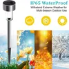 Solar Outdoor Lights Garden Lamp Powered Waterproof Landscape Path for Yard Backyard Lawn Patio Decorative 231227