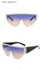 Nouvelles lunettes de soleil en combinaison de combinaison de combinaison de combinaison de combinaison hip-hop pour les hommes et les femmes