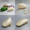 女性用のハンドバッグブティックデザイナーの高級水彩勾配アクリルグース卵貝殻クラッチイブニングバッグウェディングパーティー財布231227