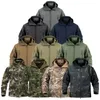 Men's Jackets Military Tactical Winter Jacket Men Army CP Camouflage Clothing Waterproof Windbreaker Multicam Fleece Bomber Coat Man