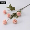 装飾的な花タンポポの結婚式のリビングルーム装飾シルクフラワー秋のボールシミュレートされた装飾品