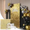 Premium Iridescent Party Sequin Backdrop Glitter Square Panels Wall Wedding Decor Baby Shower Birthday Xmas Event Decorat 231227