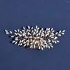 Hair Clips Fashion Pearl Combs Handmade Hairpins And For Women Girls Bride Tiaras Wedding Styling Jewelry Accessories