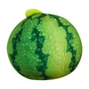 30 60 cm Kawaii Wassermelone Plüschspielzeug Simulation Grün gefülltes Obstkissen süße weiche Puppensofa -Kissen Geschenke für Babyzimmerdekor 231227