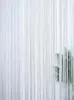 Cortina con flecos y borlas, tul de 1x2 M para salón blanco y decoración de boda transparente, puerta, dormitorio y sala de estar