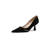 Sukienka Buty Pumps Style Spring i Jesien Styl Sprężyny w stylu jesiennym Płytkie usta Rhinestone Sexy High 7,5 cm Plus Size 32-48