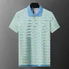 Designer polo skjortor män lyx polo casual män polo t shirt orm bi bokstav tryck broderibild bild mode high street mens polos