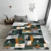 Filtar Hawaii Style Leaf Flanell Winter Multi-Function Super Soft Throw Filt For Bed Travel Bedge Breads