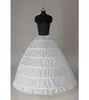 Super tanie suknia balowa 6 Hoops Petticoat ślub ślubny Crinoline Bridal Underskirt Layes Slip 6 Hoop Spódnica do sukienki Quinceanera CPA1331144