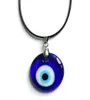 35 cm Glass Blue Evil Eye Charm Pendant Halsband grekiska Turkiet Blue Devil Eye for Women12128466671863