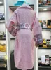 Europese en Amerikaanse luxe badjassen voor thuis, eenvoudig roze, sneldrogend hotelbenodigdheden, handige comfortabele katoenen badjas na het bad