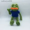 Gefüllte Plüschtiere, 42 cm, magischer Ausdruck, Pepe der Frosch, trauriger Frosch, Plüsch, 4chan, Meme-Puppen, Stofftier, Spielzeug, Geschenk, L231228