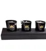 gift box set of 3 candles scented candle vip colllection C Home Decoration xmas gift6929661