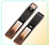 SHPDP728 KEYLESS Bluetooth Lock Fingerprint Push Pull Tway Way Digital Door Lock English Version Big Mortise6297475