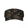 BERETS SOMMER SUN HAT Justerbart visir UV -skydd Topp Tom Emoteriska alkemiska element Sport Solskyddsmedel