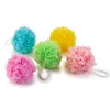 Bathing Ball Rich Bubbles Baths Flowers Sponges Bathrooms Body Cleaning Mesh Shower Bathroom Body Wash Sponge Bath Supplies BH8166 FF