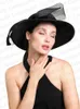 Berets Frauen Chruch Satin Fedora Hut Elegante Hochzeit Fascinator Bogen Party Chapeau Femme Vintage Chapeu Marca De Luxo