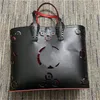 Modetasche Cabata Designer Totes Nieten echtes Leder Handtasche mit rotem Boden Verbundhandtaschen berühmte Geldbörse Einkaufstaschen Handtaschen im ausländischen Stil