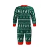 2023 Christmas Family Matching Pajamas Set Mother Father Kids Clothes Look Outfit Baby Girl Rompers Sleepwear Pyjamas 231228