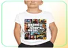 Grand Theft Auto Game Tops T-shirt Kleding Gta 5 T-shirt Uitloper Kostuums Kinderkleding Meisjes Shirts Mannen Summer7871873