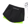 LL Shorts esportivos de verão masculinos de secagem rápida, respirável, camada dupla anti-reflexo, shorts de treinamento falsos de duas peças, shorts de corrida fitness