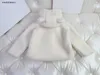 New Kids Jacket Pure White Lamb Wool Toddler Coat Storlek 100-160 Designer Baby Clothes Hooded Child Ytterkläder dec20