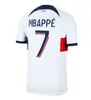 2023 2024 Voetbalshirts Paris Home Away Saint Germain Maillot de Foot SERGIO RAMOS MBAPPE VERRATTI MARQUINHOS QATAR Voetbalshirt Mannen