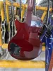 Standard elektrisk gitarr, djup rökig färg, importerat tigermönster, silvertillbehör, idolsignaturvakt, i lager, blixtfri frakt