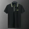Mens Designer Polo Shirts Bo T Shirt Luxury Men Cloth Sleeve Fashion Casual Men's Summer T Shirt Black Colors finns tillgängliga affärsarbetskläder 24
