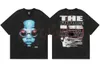2023 Hellstar T-shirt Mens and Womens Designer Kort ärm modevarumärke tee high street Letter Printing Hip Hop T-shirts 2xl