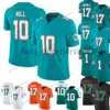 Hot Sale voetbaljersey Miamidolphinsmen vrouwen jeugd Dan Marino Tua Tagovailoa raheem Mostert Tyreek Hill Jaylen Waddle Jevon Holland Mike Gesicki Austin